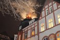 Feuer 3 Dachstuhlbrand Koeln Muelheim Gluecksburgstr P115